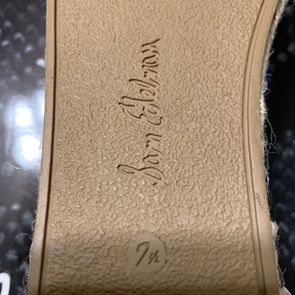 Sam Edelman Carrin Blue Suede Platform Espadrilles - Picture 11 of 12